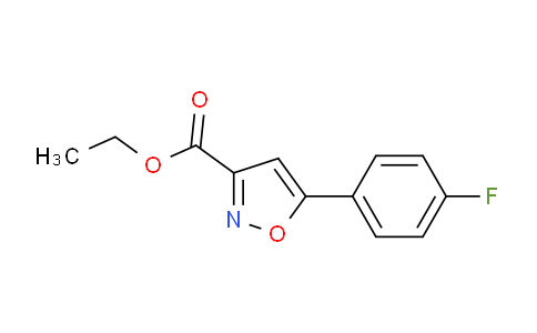 CAS No. 377052-00-1, ethyl 5-(4-fluorophenyl)isoxazole-3-carboxylate