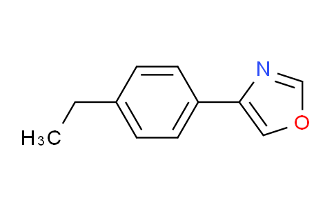 CAS No. 54289-72-4, 4-(4-ethylphenyl)oxazole