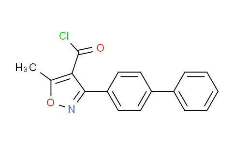 CAS No. 55278-68-7, 3-([1,1'-biphenyl]-4-yl)-5-methylisoxazole-4-carbonyl chloride