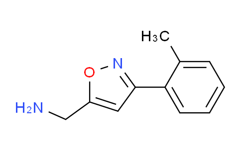 CAS No. 543713-37-7, C-(3-o-Tolyl-isoxazol-5-yl)-methylamine
