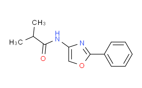 CAS No. 57069-11-1, N-(2-phenyloxazol-4-yl)isobutyramide