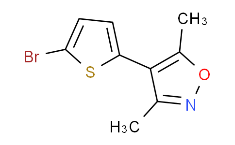 CAS No. 1245649-81-3, 4-(5-bromothiophen-2-yl)-3,5-dimethylisoxazole