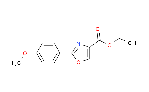 CAS No. 78979-61-0, 2-(4-Methoxy-phenyl)-oxazole-4-carboxylic acid ethyl ester