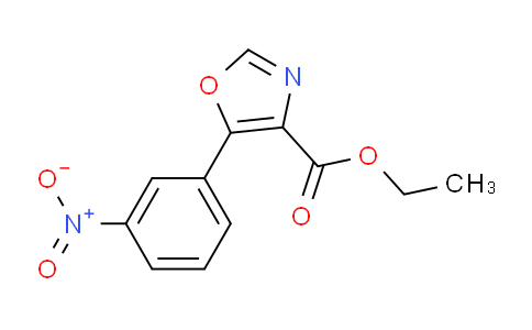 CAS No. 916674-05-0, Ethyl 5-(3-nitrophenyl)oxazole-4-carboxylate