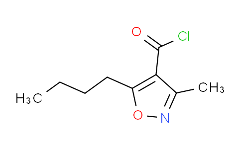 CAS No. 90415-80-8, 5-butyl-3-methylisoxazole-4-carbonyl chloride
