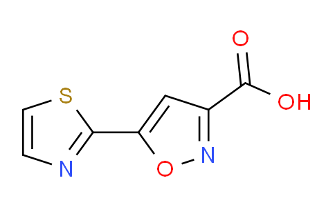 CAS No. 933759-69-4, 5-(Thiazol-2-yl)isoxazole-3-carboxylic acid