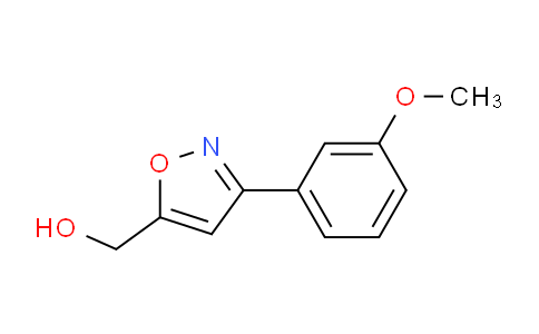 CAS No. 954240-10-9, [3-(3-Methoxy-phenyl)-isoxazol-5-yl]-methanol