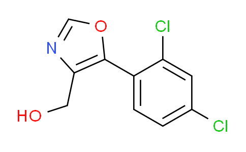 CAS No. 957062-73-6, (5-(2,4-Dichlorophenyl)oxazol-4-yl)methanol