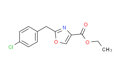 CAS No. 1309576-06-4, ethyl 2-(4-chlorobenzyl)oxazole-4-carboxylate