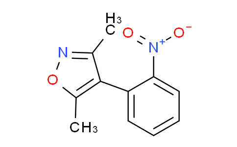 CAS No. 136295-82-4, 3,5-Dimethyl-4-(2-nitrophenyl)isoxazole