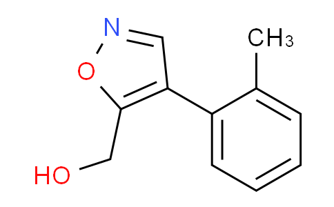 CAS No. 1383132-94-2, (4-(o-Tolyl)isoxazol-5-yl)methanol