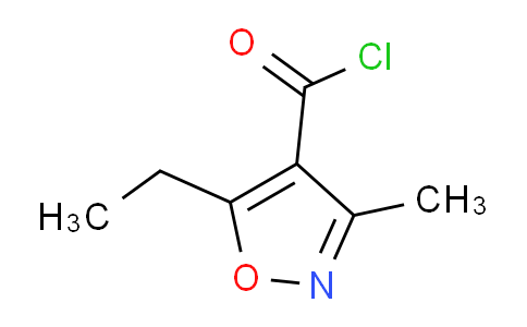 CAS No. 144272-76-4, 5-ethyl-3-methylisoxazole-4-carbonyl chloride