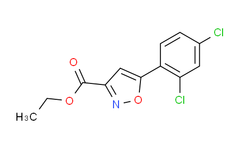 CAS No. 159427-17-5, ethyl 5-(2,4-dichlorophenyl)isoxazole-3-carboxylate
