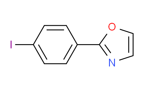 CAS No. 195436-88-5, 2-(4-Iodo-phenyl)-oxazole