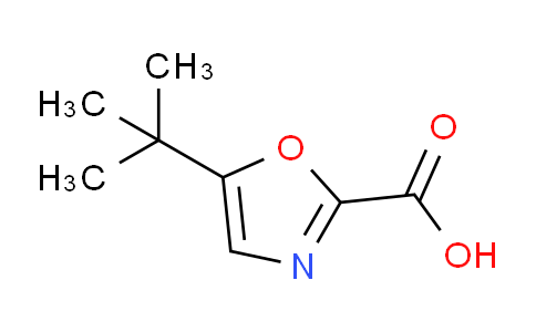 CAS No. 209531-11-3, 5-(tert-butyl)oxazole-2-carboxylic acid