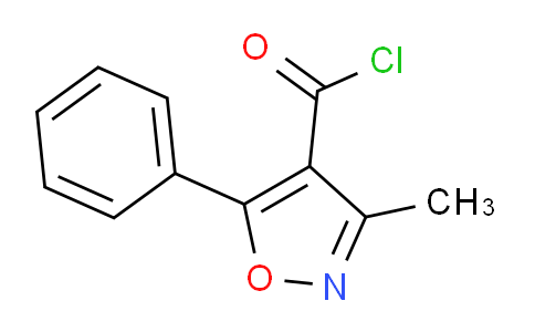 CAS No. 91182-77-3, 3-Methyl-5-phenylisoxazole-4-carbonyl chloride
