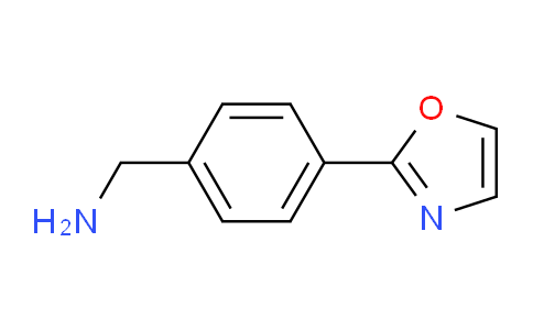 CAS No. 885466-67-1, (4-(Oxazol-2-yl)phenyl)methanamine