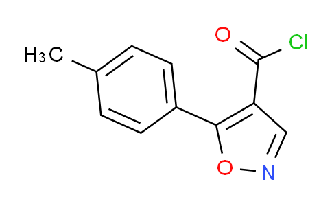 CAS No. 1003562-04-6, 5-(p-tolyl)isoxazole-4-carbonyl chloride