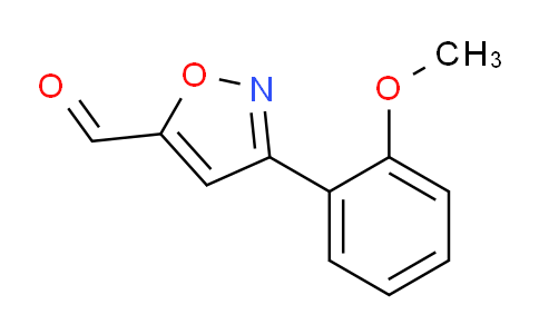 CAS No. 808740-33-2, 3-(2-Methoxy-phenyl)-isoxazole-5-carbaldehyde