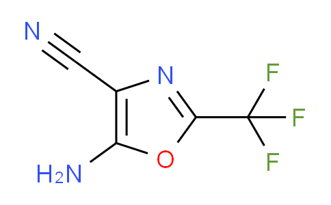 CAS No. 907552-39-0, 5-amino-2-(trifluoromethyl)oxazole-4-carbonitrile