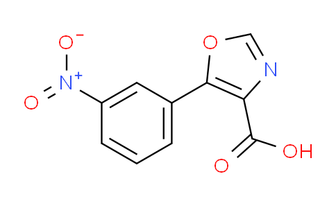 CAS No. 951885-28-2, 5-(3-Nitrophenyl)oxazole-4-carboxylic acid