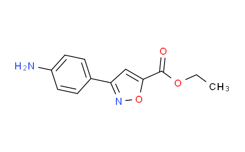 CAS No. 908802-68-6, 3-(4-Amino-phenyl)-isoxazole-5-carboxylic acid ethyl ester