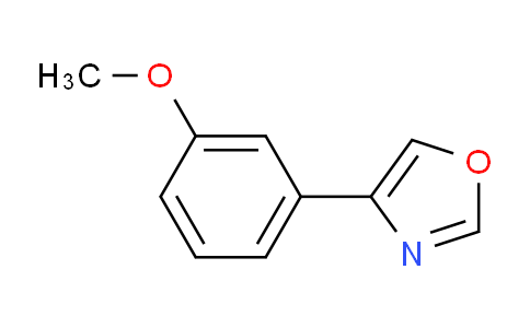 CAS No. 1072880-82-0, 4-(3-methoxyphenyl)oxazole