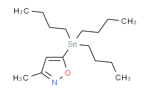 CAS No. 126085-89-0, 3-methyl-5-(tributylstannyl)isoxazole