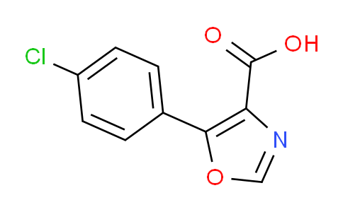 CAS No. 143659-14-7, 5-(4-Chlorophenyl)-1,3-oxazole-4-carboxylic acid