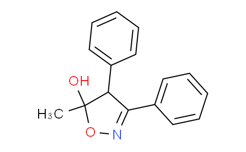 CAS No. 181696-73-1, 4,5-Dihydro-5-methyl-3,4-diphenyl-5-Isoxazolol