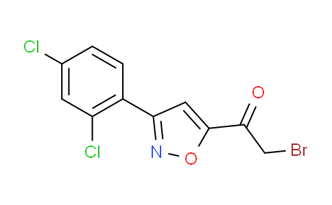 CAS No. 175334-69-7, 2-Bromo-1-[3-(2,4-dichlorophenyl)-isoxazol-5-yl]ethanone