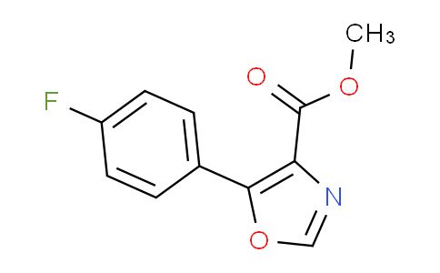 CAS No. 89204-90-0, Methyl 5-(4-fluorophenyl)oxazole-4-carboxylate