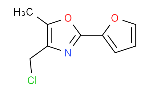 CAS No. 141399-54-4, 4-Chloromethyl-5-methyl-2-(furan-2-yl)oxazole