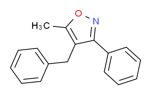CAS No. 139395-94-1, 4-benzyl-5-methyl-3-phenylisoxazole