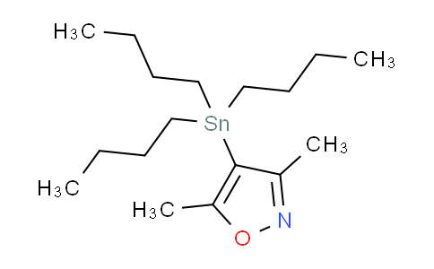 CAS No. 136295-80-2, 3,5-Dimethyl-4-(tributylstannyl)isoxazole