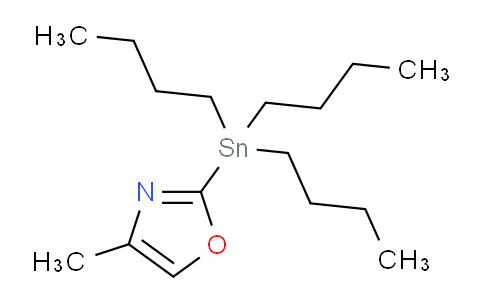 CAS No. 616239-57-7, 4-methyl-2-(tributylstannyl)oxazole