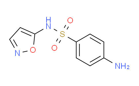 CAS No. 7758-79-4, 4-amino-N-(isoxazol-5-yl)benzenesulfonamide