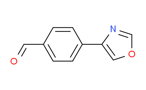 CAS No. 1031927-06-6, 4-(oxazol-4-yl)benzaldehyde