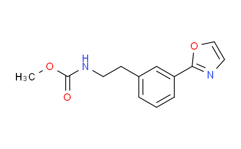 CAS No. 1799434-52-8, Methyl 3-(oxazol-2-yl)phenethylcarbamate