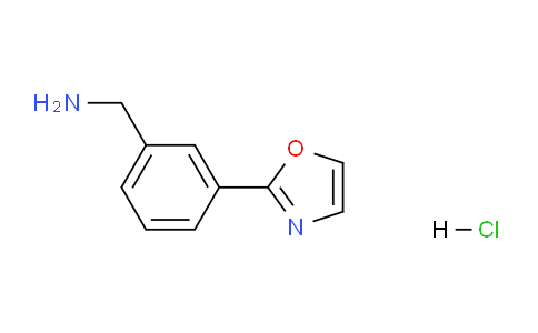 CAS No. 1211584-05-2, (3-(oxazol-2-yl)phenyl)methanamine hydrochloride