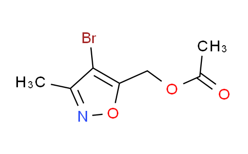 CAS No. 1380089-33-7, (4-Bromo-3-methylisoxazol-5-yl)methyl acetate