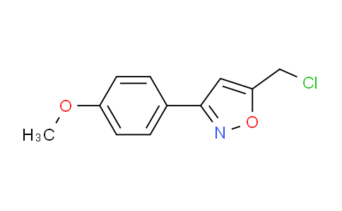 CAS No. 325744-41-0, 5-(Chloromethyl)-3-(4-methoxyphenyl)isoxazole