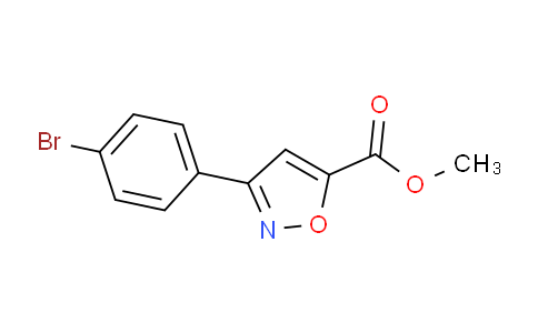 CAS No. 377053-86-6, Methyl 3-(4-bromophenyl)isoxazole-5-carboxylate