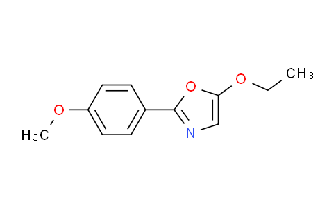 CAS No. 477867-59-7, 5-Ethoxy-2-(4-methoxyphenyl)oxazole