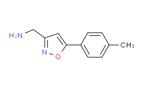 CAS No. 893639-11-7, (5-(p-Tolyl)isoxazol-3-yl)methanamine