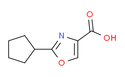 CAS No. 1247889-30-0, 2-Cyclopentyloxazole-4-carboxylic acid