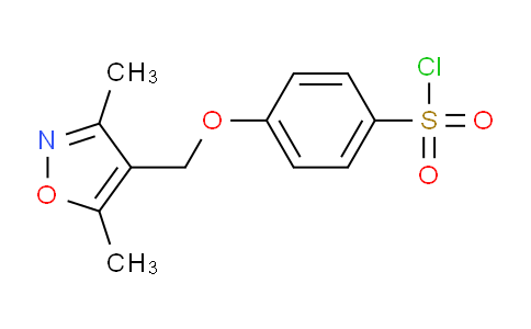 CAS No. 936822-38-7, 4-((3,5-Dimethylisoxazol-4-yl)methoxy)benzene-1-sulfonyl chloride