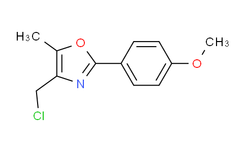 CAS No. 122994-69-8, 4-(Chloromethyl)-2-(4-methoxyphenyl)-5-methyloxazole