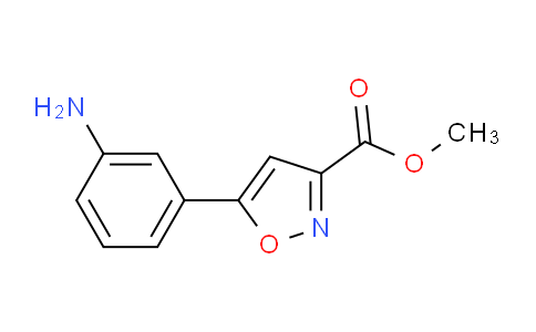 CAS No. 1526853-06-4, Methyl 5-(3-aminophenyl)isoxazole-3-carboxylate