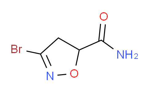CAS No. 1030613-69-4, 3-Bromo-4,5-dihydroisoxazole-5-carboxylic acid amide